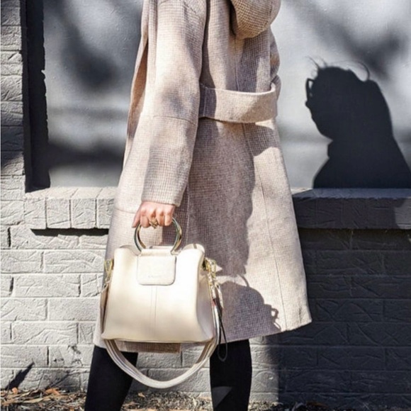 Walk This Way Wool Blend Oversized Coat - Beige - Picture 4 of 4